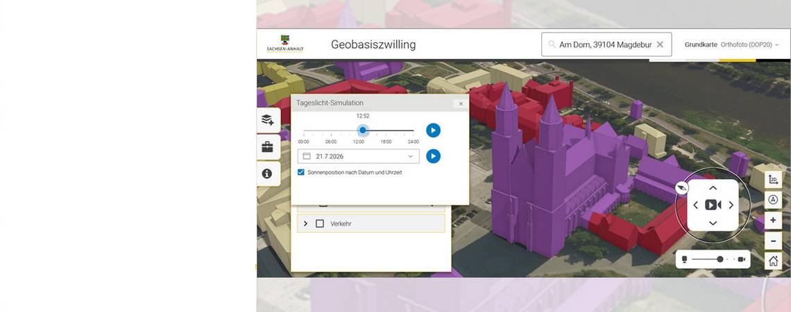Entdecke Sachsen-Anhalt als räumliches, digitales und flächendeckendes 3D-Abbild.
