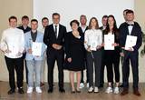 v.l.: Jonas Herrmann, Lennart Reckling, Kilian Knust, Benito Rohde, Sven Haller, Cordula Jäger-Bredenfeld, Erik Sopart, Louise Erxleben, Max Franziskus Sauer, Leonie Ledermann, Dustin Schwach, Steven Bjeske