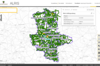 Abb. 1: Geoanwendung „ALRIS - Amtliche Landes-Radverkehrsinfrastruktur-Informationssystems“ (https://www.geodatenportal.sachsen-anhalt.de/mapapps/resources/apps/alris/index.html?lang=de, 18.07.2023)