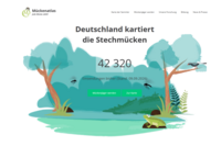 Abb. 1: Startseite Mückenatlas (https://mueckenatlas.com/, 11.09.2026)
