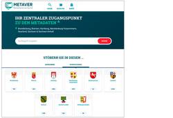 Abb. 2: METAVER, Startseite - Bundesländer (https://metaver.de/portal/, 27.01.2022)