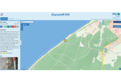 Abb. 2: Klarschiff-MV – Beispielmeldung/Karte (https://www.klarschiff-mv.de/map?request=2844, 15.08.2024)