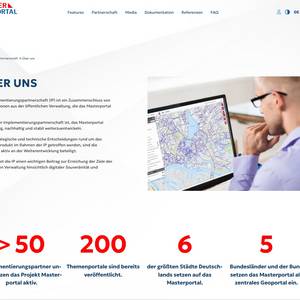 Abb. 3: Masterportal - Partnerschaften / Über uns (https://www.masterportal.org/partnerschaft/ueber-uns; 23.09.2026)