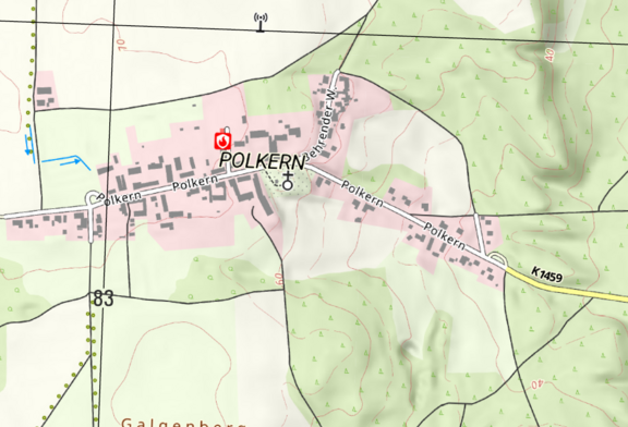 basemap.de Präsentationsausgabe 1:10 000 Polkern