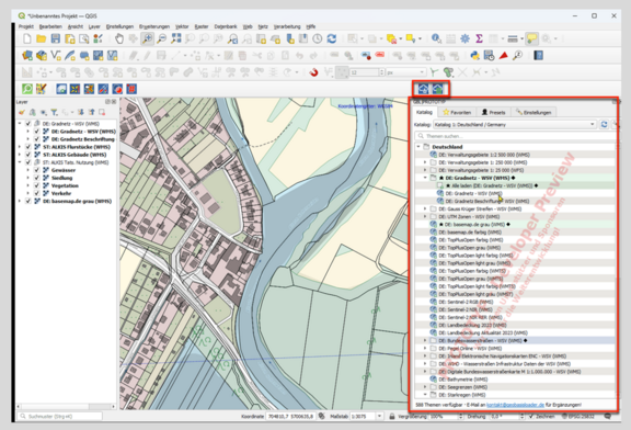 Abb. 2: Vorschau auf den GeoBasis_Loader v2.2 © #geoObserver [31.08.2026]